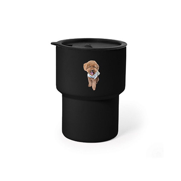 페오펫몰,반려동물 강아지 고양이 사진 그림 커스텀 주문제작 데일리 텀블러 (350ml)