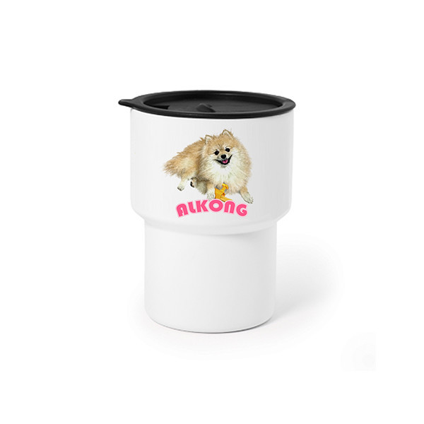 페오펫몰,반려동물 강아지 고양이 사진 그림 커스텀 주문제작 데일리 텀블러 (350ml)