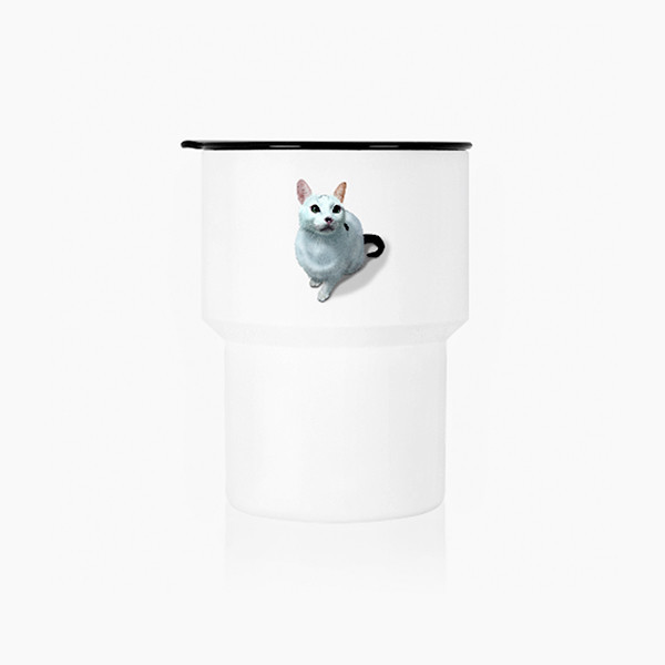 페오펫몰,반려동물 강아지 고양이 사진 그림 커스텀 주문제작 데일리 텀블러 (350ml)