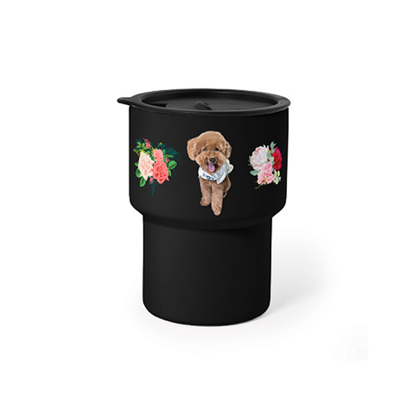 페오펫몰,반려동물 강아지 고양이 사진 그림 커스텀 주문제작 데일리 텀블러 (350ml)