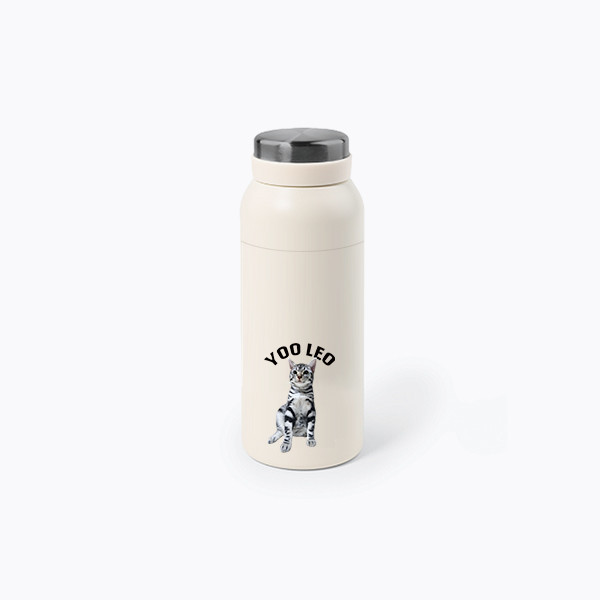 페오펫몰,반려동물 강아지 고양이 사진 그림 커스텀 주문제작 패밀리 보틀 (350ml)