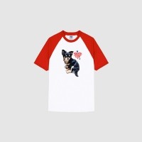 반려동물 강아지 고양이 사진 그림 커스텀 주문제작 래글런 반팔티