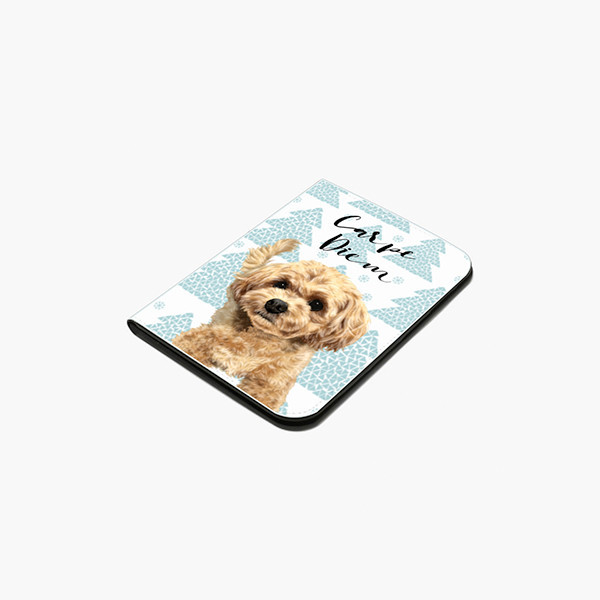 페오펫몰,반려동물 강아지 고양이 사진 그림 커스텀 주문제작 한지 가죽 여권 케이스
