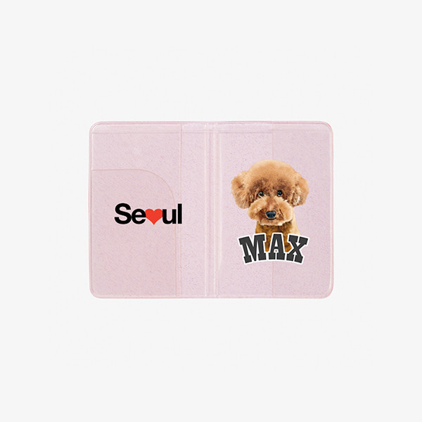페오펫몰,반려동물 강아지 고양이 사진 그림 커스텀 주문제작 트윙클 여권 케이스