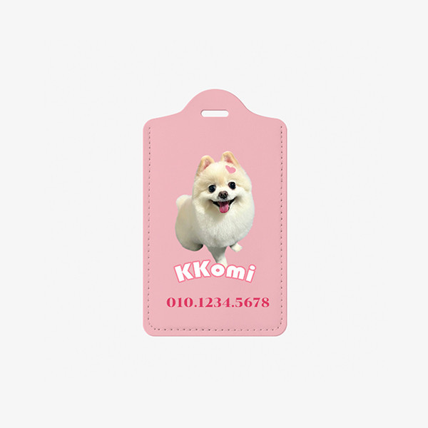페오펫몰,반려동물 강아지 고양이 사진 그림 커스텀 주문제작 가죽 네임택