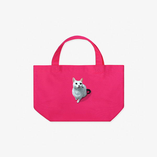 페오펫몰,반려동물 강아지 고양이 사진 그림 커스텀 주문제작 소형 캔버스 에코백 (6컬러)
