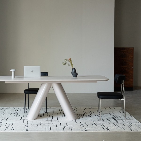 페오펫몰,[반려인혜택][헨지디자인] 씨엘 라운드 실리콘 레더 체어 식탁의자