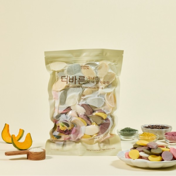 페오펫몰,[더바른떡][새해특가] 1+1 오색떡국떡 550g+550g