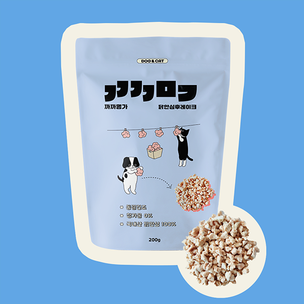 페오펫몰,까까명가 닭안심후레이크 200g