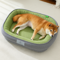 [펫앤마마] 강아지 방석 쿠션 3종 (그레이/그린/브라운) M~2XL