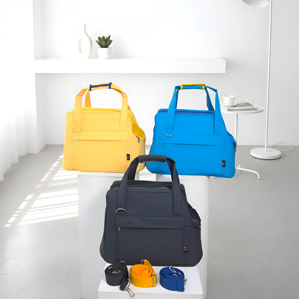 페오펫몰,[스윗테일][꽃길특가] 핸드메이드 강아지이동가방 비비드토이백 [반려동물]