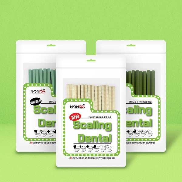 페오펫몰,논다 다시마 스케일링 덴탈껌 100g 3종