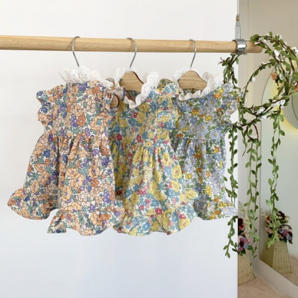 페오펫몰,플로르가든 OPS 강아지옷 원피스 (3color,XS~4XL)