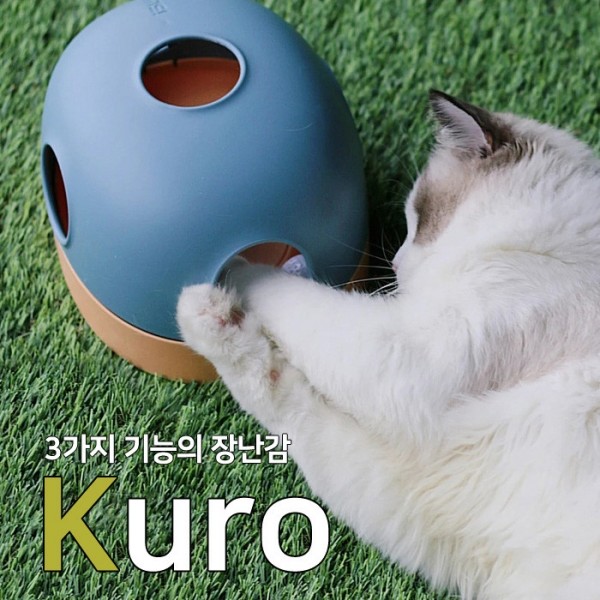 페오펫몰,레드퍼피 쿠로 고양이장난감 간식통 노즈워크 삑삑이 애견훈련 공