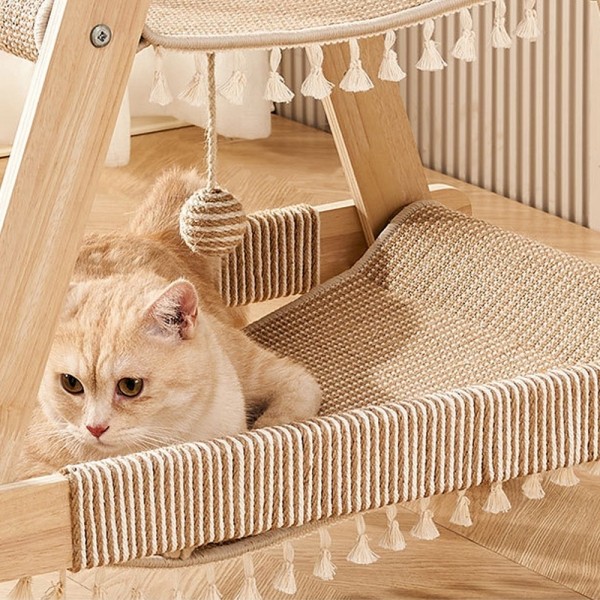 페오펫몰,레드퍼피 네코야 르베리 스크래쳐 캣타워 고양이하우스 고양이집 캣타워 애견하우스 고양이