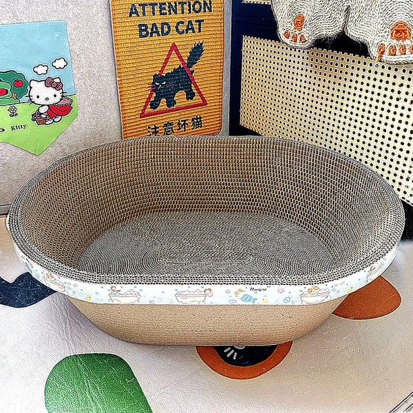 페오펫몰,레드퍼피 네코야 그랜드 스크래쳐 고양이하우스 고양이스크래쳐 손톱관리 스크래쳐 대형스크래쳐 고양이용품