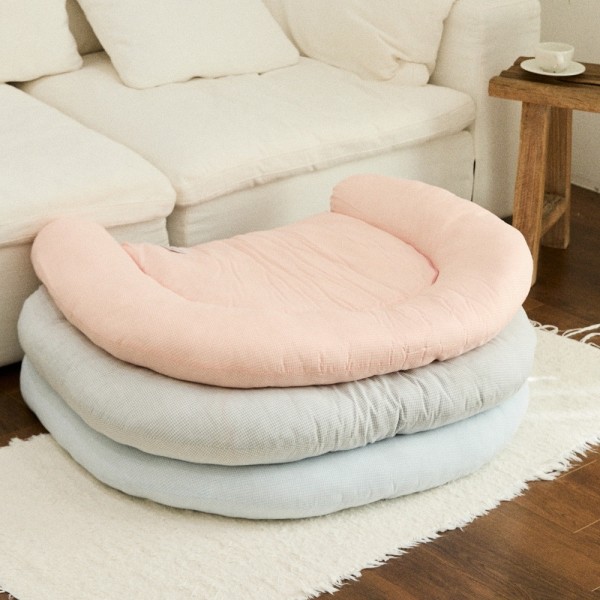 페오펫몰,레드퍼피 멜포니쿠션 강아지방석 강아지침대 애견침대 여름방석 침대 시원한 유모차방석