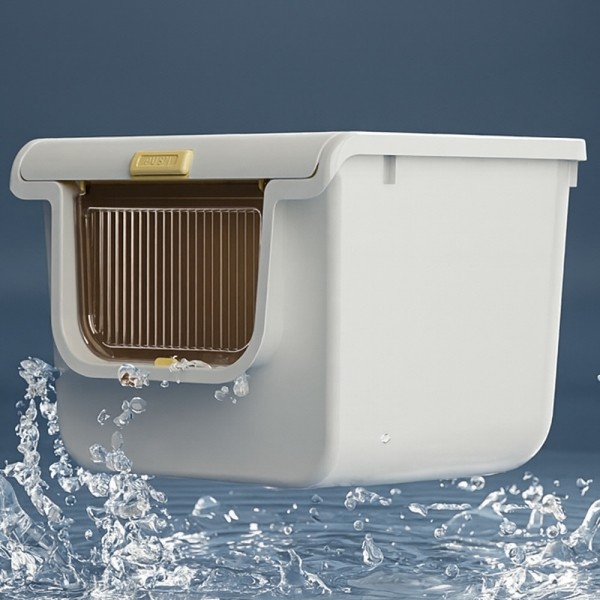 페오펫몰,레드퍼피 컨베이 고양이화장실 스텐고양이화장실 위생용품 화장실