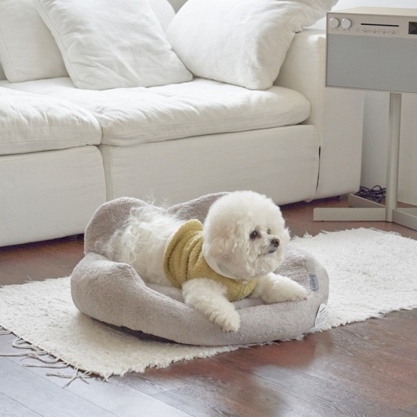 페오펫몰,레드퍼피 몬슈슈쿠션 [중형,대형] 강아지방석 강아지침대 애견침대 여름방석 침대 시원한 유모차방석