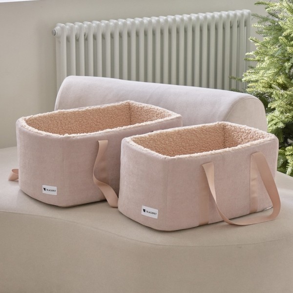 페오펫몰,레드퍼피 헤라슈 유모차쿠션(바구니형) 강아지방석 강아지침대 애견침대 여름방석 침대 시원한 유모차방석