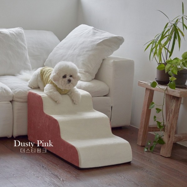 페오펫몰,레드퍼피 원마일펫스텝-3단 강아지계단 애견계단 펫스텝 계단 강아지펫스텝 애견펫스텝 방석