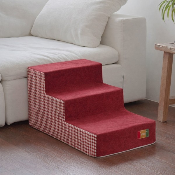 페오펫몰,레드퍼피 하드락 펫스텝 강아지계단 애견계단 펫스텝 계단 강아지펫스텝 애견펫스텝 방석