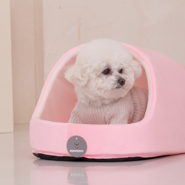 페오펫몰,레드퍼피 로반 동글이 하우스 강아지하우스 애견하우스 강아지집 하우스 애견집 고양이하우스 텐트 애견텐트