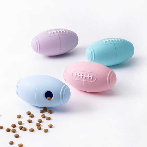 페오펫몰,로이코 푸드그레이드 실리콘 럭비공 강아지 노즈워크 장난감 [최저가]