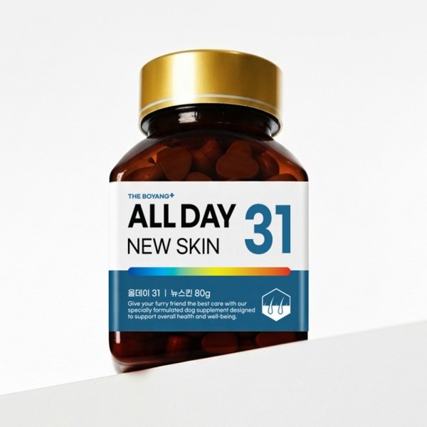 페오펫몰,[따스한특가]더보양 올데이31 뉴스킨 강아지 피부 피모 영양제 아토피 습진 건조 모질 보습 건강관리