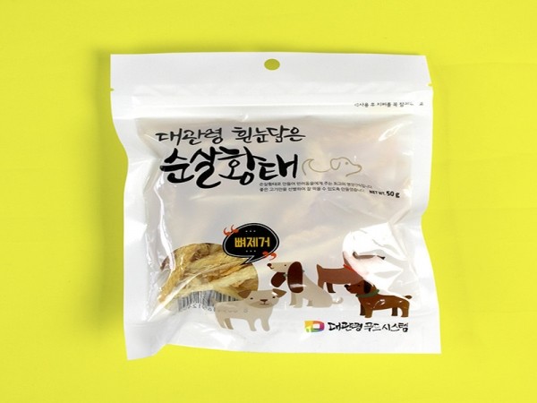 페오펫몰,반려견수제간식 대관령흰눈담은 순살황태채50g★3봉(대관령건조)