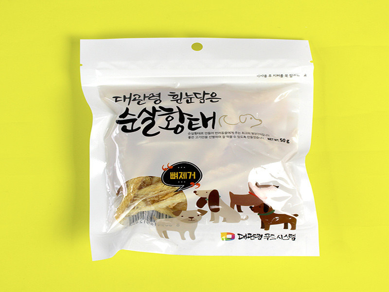 페오펫몰,반려견수제간식 대관령흰눈담은 순살황태채50g★3봉(대관령건조)