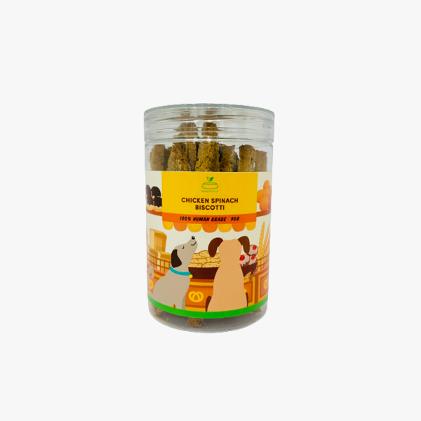 브루클린펫코 닭가슴살 시금치 비스코티 (90g)