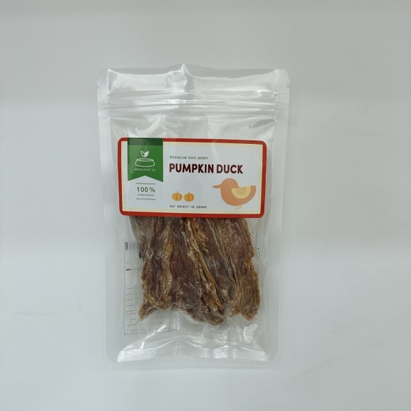 페오펫몰,브루클린펫코 펌킨 덕 40g ( 단호박 , 오리안심 )