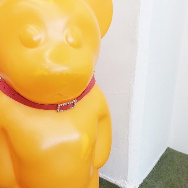 페오펫몰,스퀘어 진주 목줄 코랄