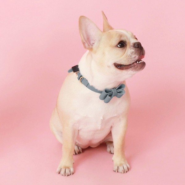 페오펫몰,소프트 리본 목줄 인디안 블루