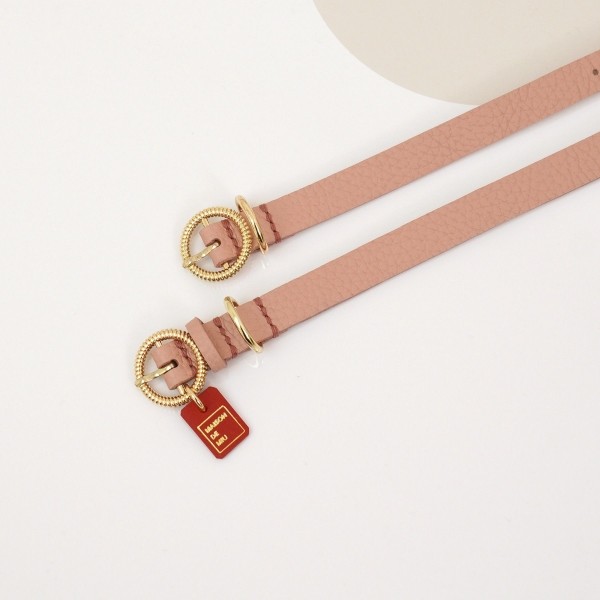 페오펫몰,트위스트 라운드 목줄 위드 유 로즈 핑크