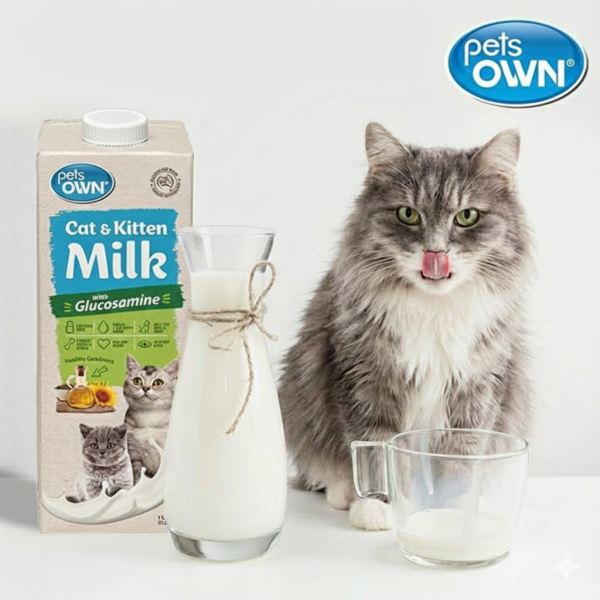 펫츠온 호주 프리미엄 펫밀크 캣앤키튼 글루코사민 고양이 멸균우유 1L/7차신규입고