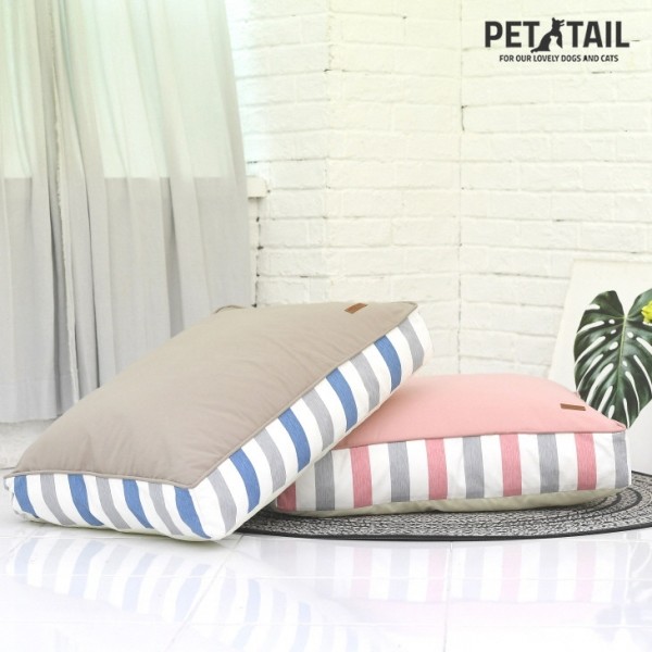 페오펫몰,펫테일 개빵빵 강아지 고양이 사각 쿠션 방석 국산