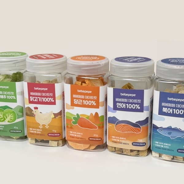 [베베페페][꽃길특가]동결건조 원물 100% 데이트릿 8종