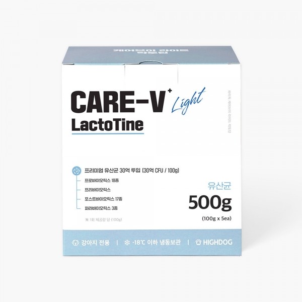 페오펫몰,[하이독] 케어브이 라이트 락토틴(장건강 기능식) 화식 500g