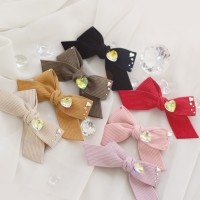 [마망독] 빅코듀로이 핸드메이드 리본핀 7color