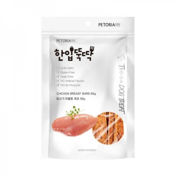 페오펫몰,[펫토리아] 한입뚝딱 국내산 강아지 육포간식 x3개 묶음