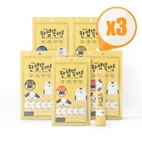 [펫토리아] 국내산 강아지간식 짜먹는 한입뚝딱 (12gx5p) x3개 묶음