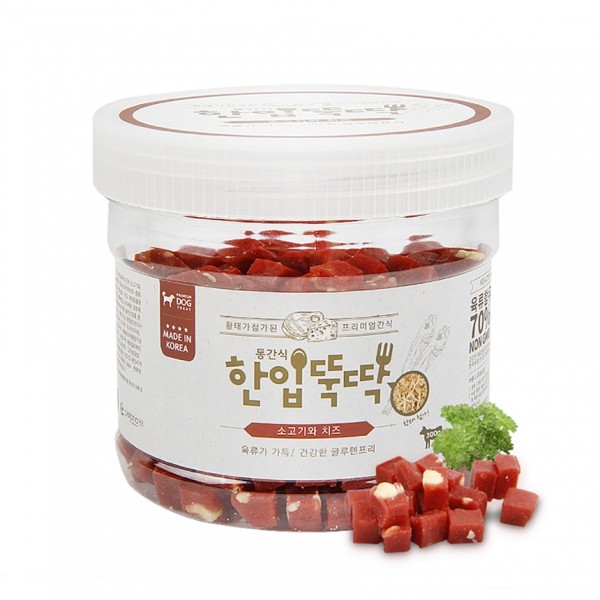 페오펫몰,[펫토리아] 한입뚝딱 통간식 300g 3종 강아지 간식