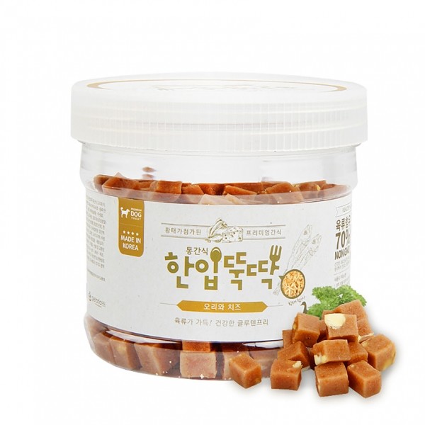 페오펫몰,[펫토리아] 한입뚝딱 통간식 300g 3종 강아지 간식