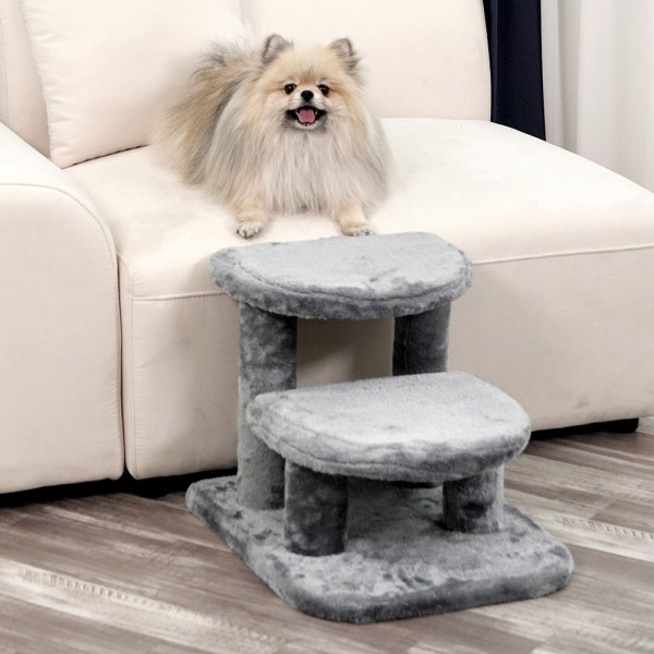 페오펫몰,펫토리아 한탭뚝딱 플러시 반달 강아지계단