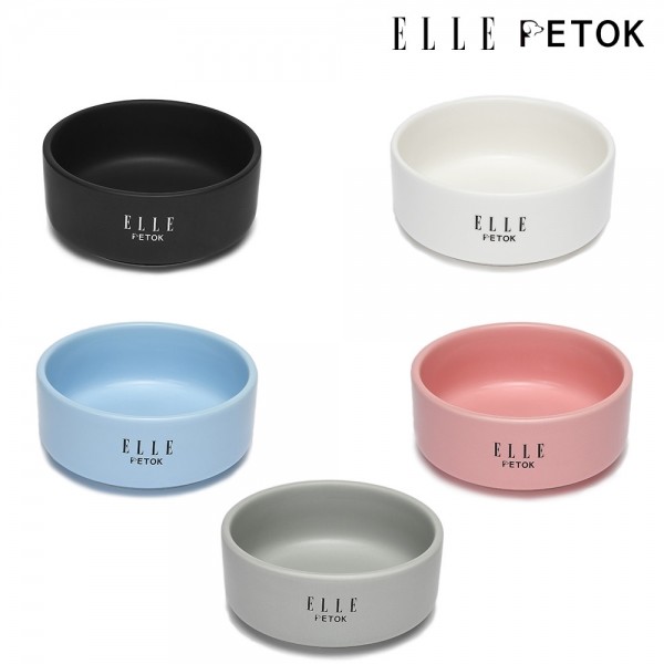 페오펫몰,펫톡 도자기 밥그릇 식기 2종 (경기 이천 제작)