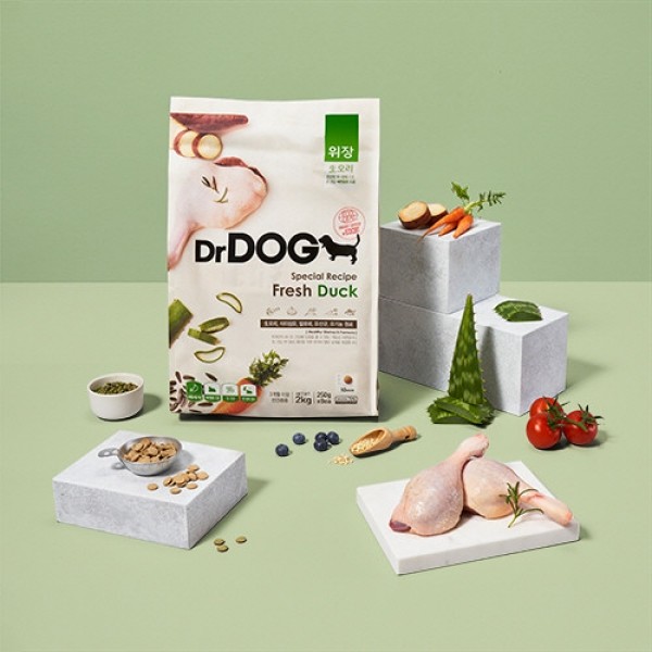 페오펫몰,#1000만선택#재구매인기 닥터독 속변한 배변활동 위장 강아지 대용량 사료 2kg/4kg/6kg