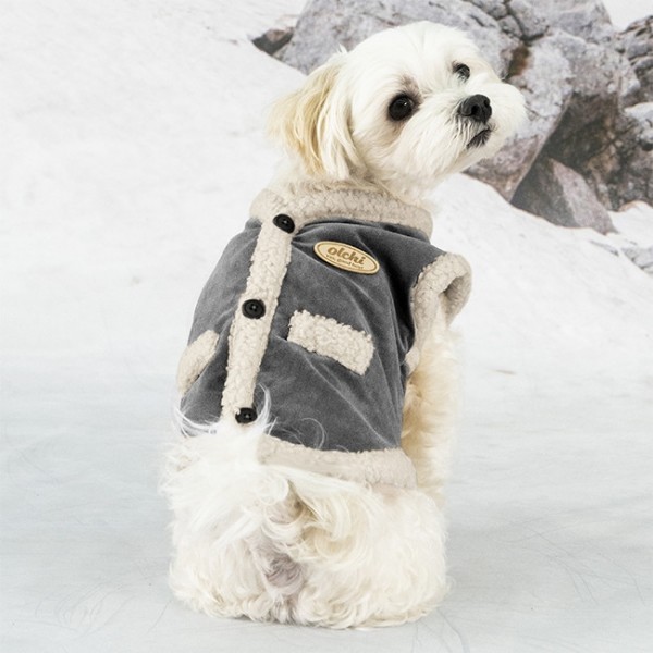 페오펫몰,#신상특가 올치 스웨이드 무스탕 조끼 2종