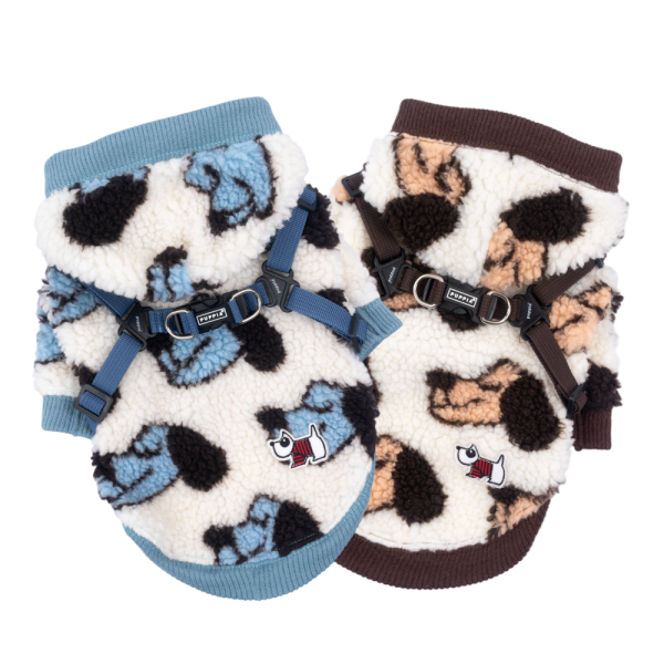 페오펫몰,#신상특가 퍼피아 강아지 패턴 후드티 맥스 후드 2종